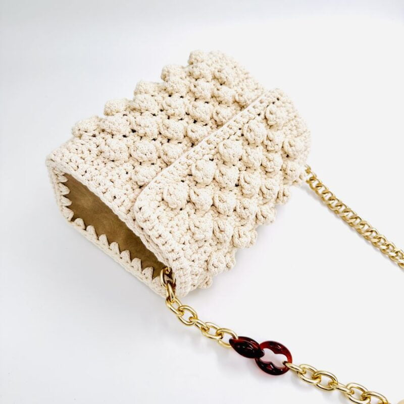 Shoulder Bag Bubblegum - Εκρού Χρώμα - Image 2