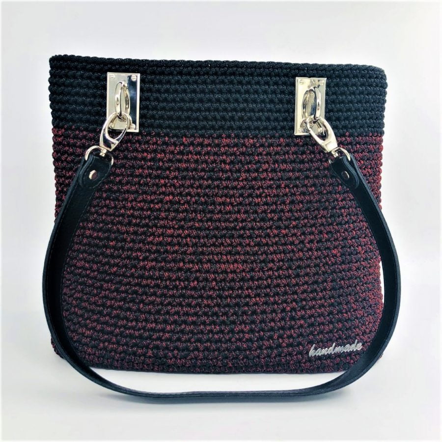 All Day Bag Zante, Μαύρο-Μπορντό Χρώμα