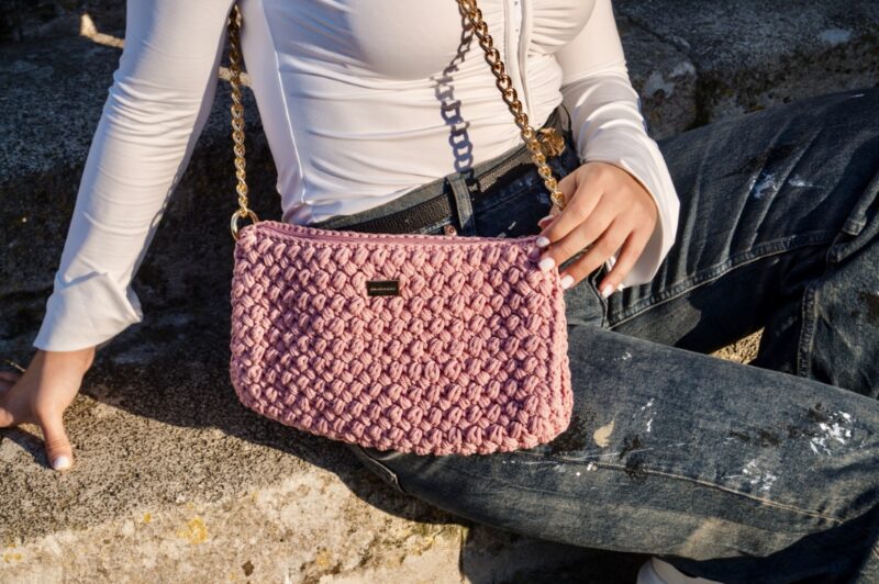 Shoulder Bag Irida - Ροζ Χρώμα - Image 8