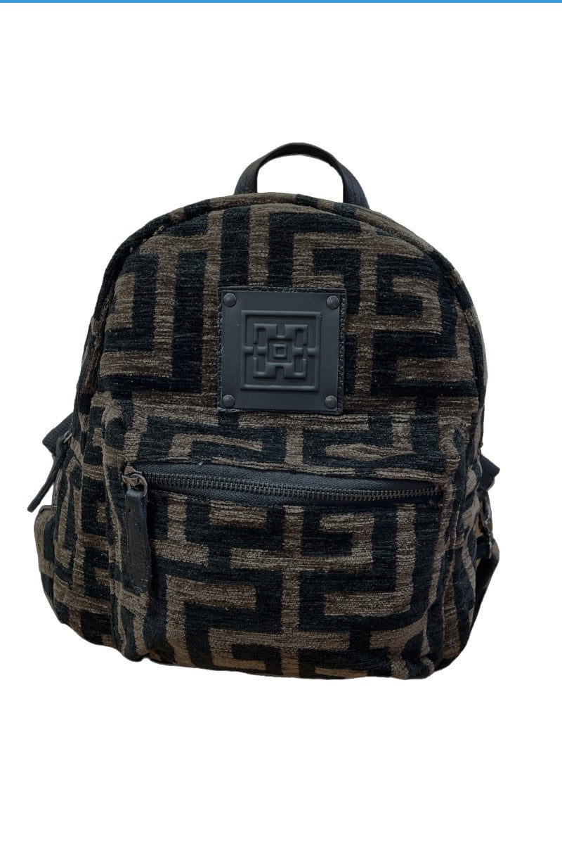 Midneto Theros Backpack, Μαύρο-Καφέ Χρώμα - Image 2