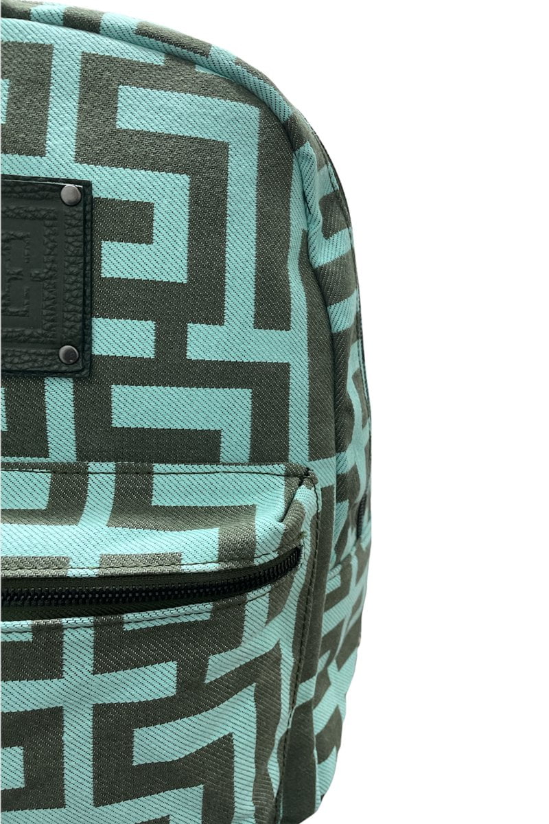 Midneto Polymnia I Backpack Labyrinth, Χρώμα Μέντα με Χακί - Image 2