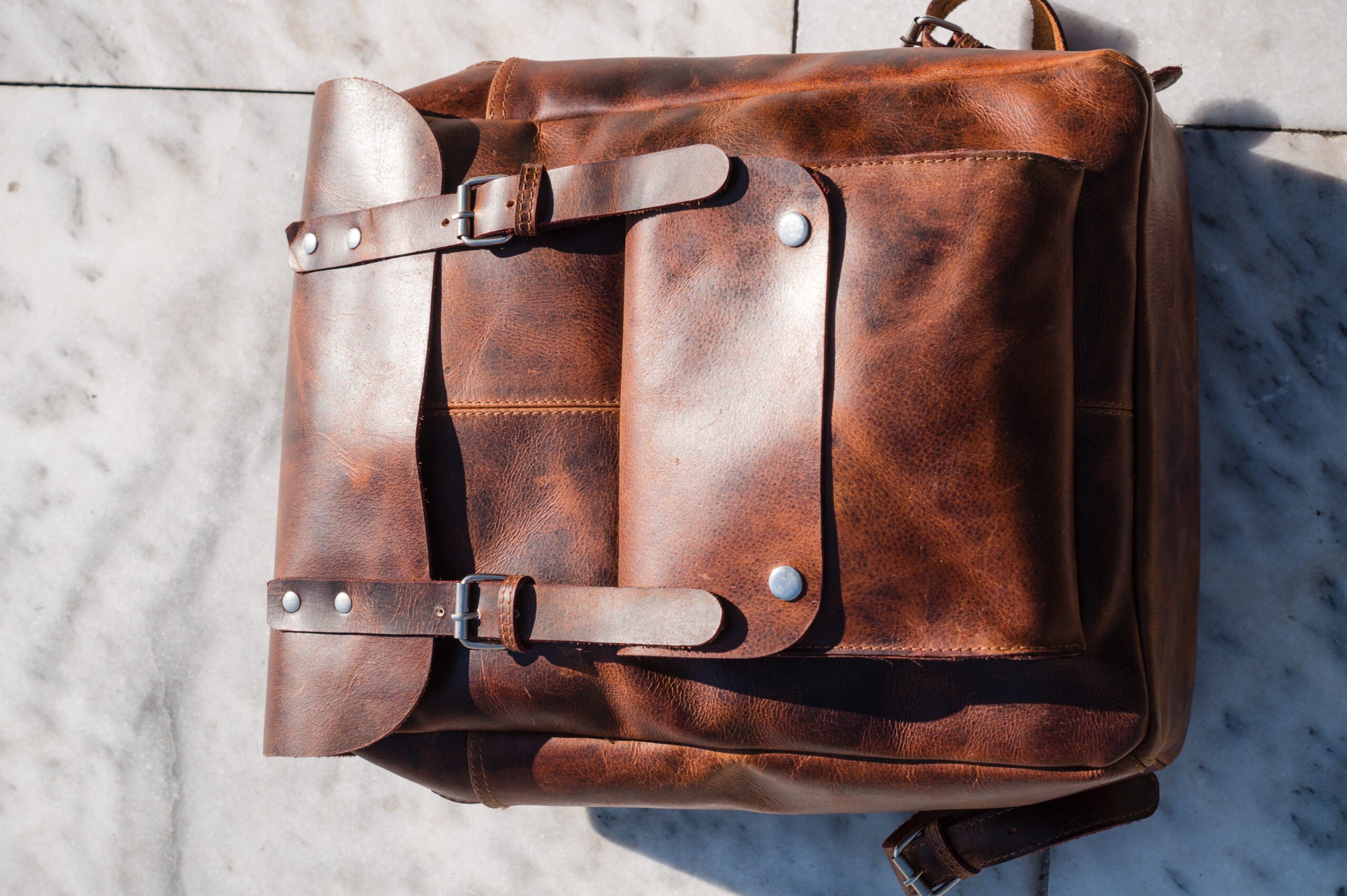 Δερμάτινη Τσάντα Πλάτης Diane - Image 9