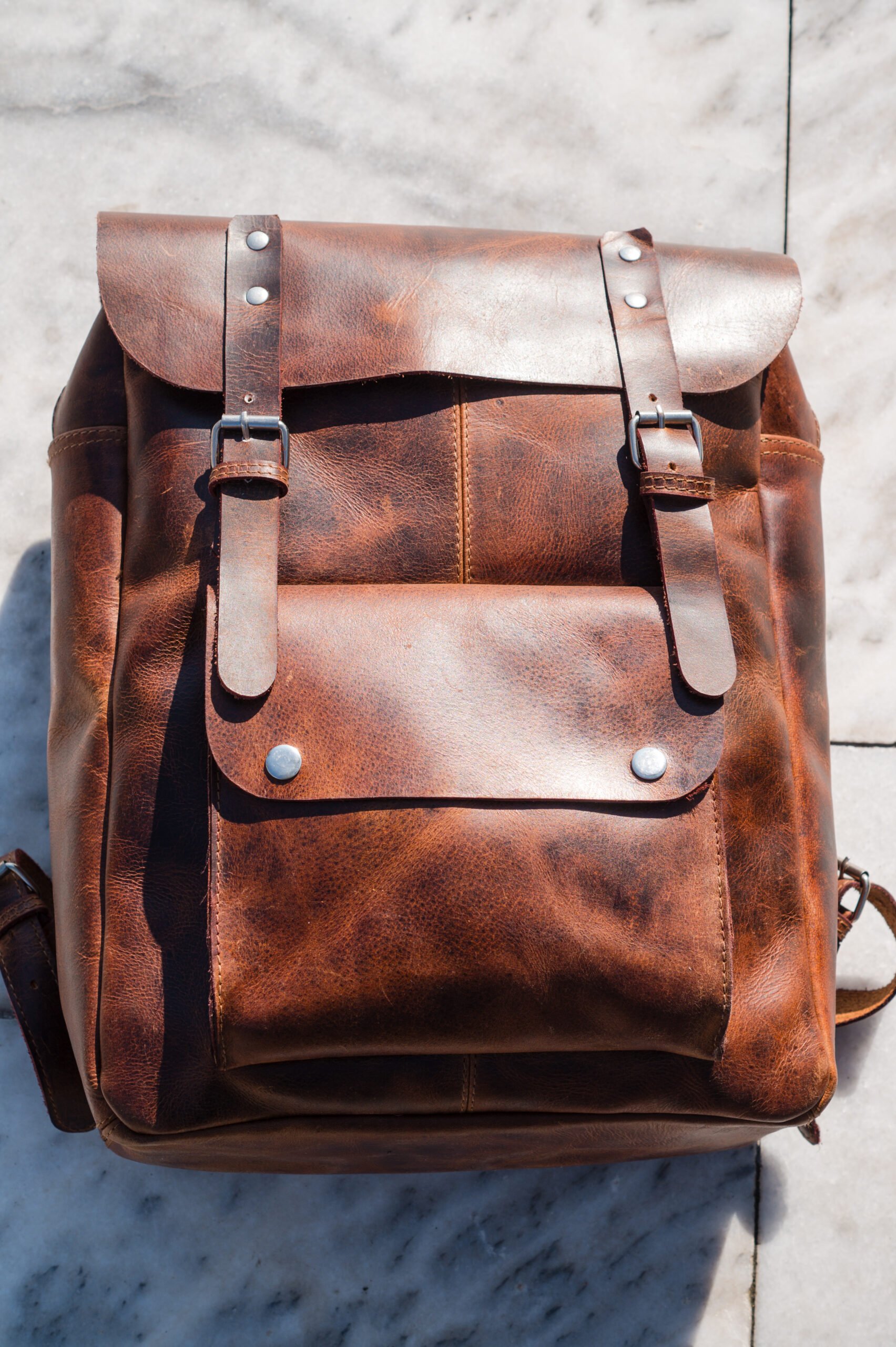 Δερμάτινη Τσάντα Πλάτης Diane - Image 10